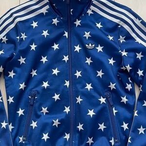 Adidas originals star print track jacket